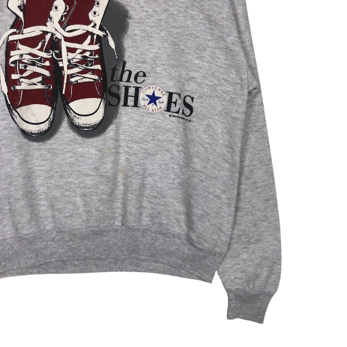 Converse × Vintage Vintage Converse All Star Shoes Sweatshirt Small Size Size US S / EU 44-46 / 1 - 4 Thumbnail