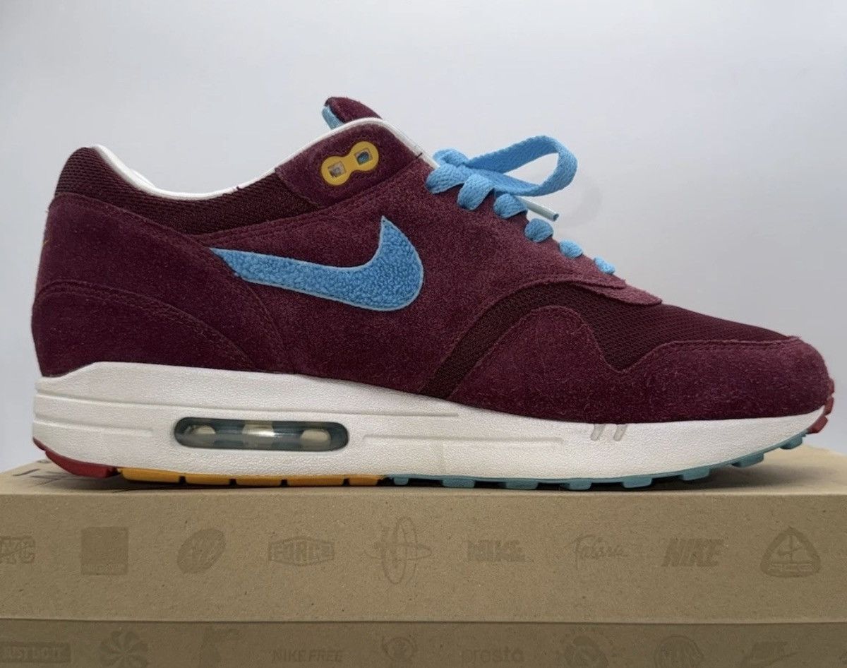 Nike × Parra Nike Air Max 1 Premium Patta x Parra Cherrywood SZ 10.5 US Size US 10.5 / EU 43-44 - 5 Thumbnail