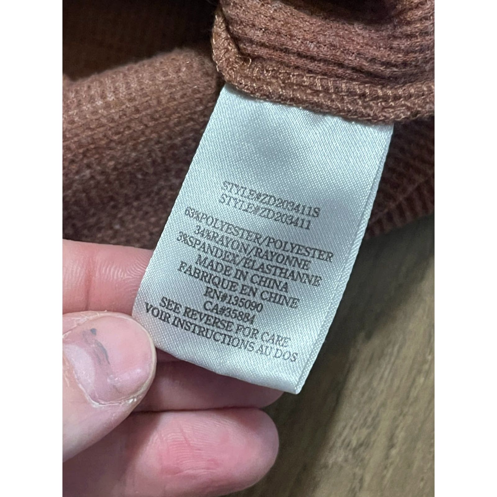 Z Supply Z Supply Women’s Cardigan Sweater XS Brown Long Sleeve V-Neck Regular Solid Fall Spring Summer Mens? Size XS / US 0-2 / IT 36-38 - 7 Thumbnail
