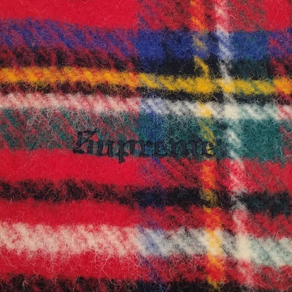 Supreme SUPREME 18AW Plaid Front Zip Sweater Check Zip Sweater Size US M / EU 48-50 / 2 - 2 Thumbnail