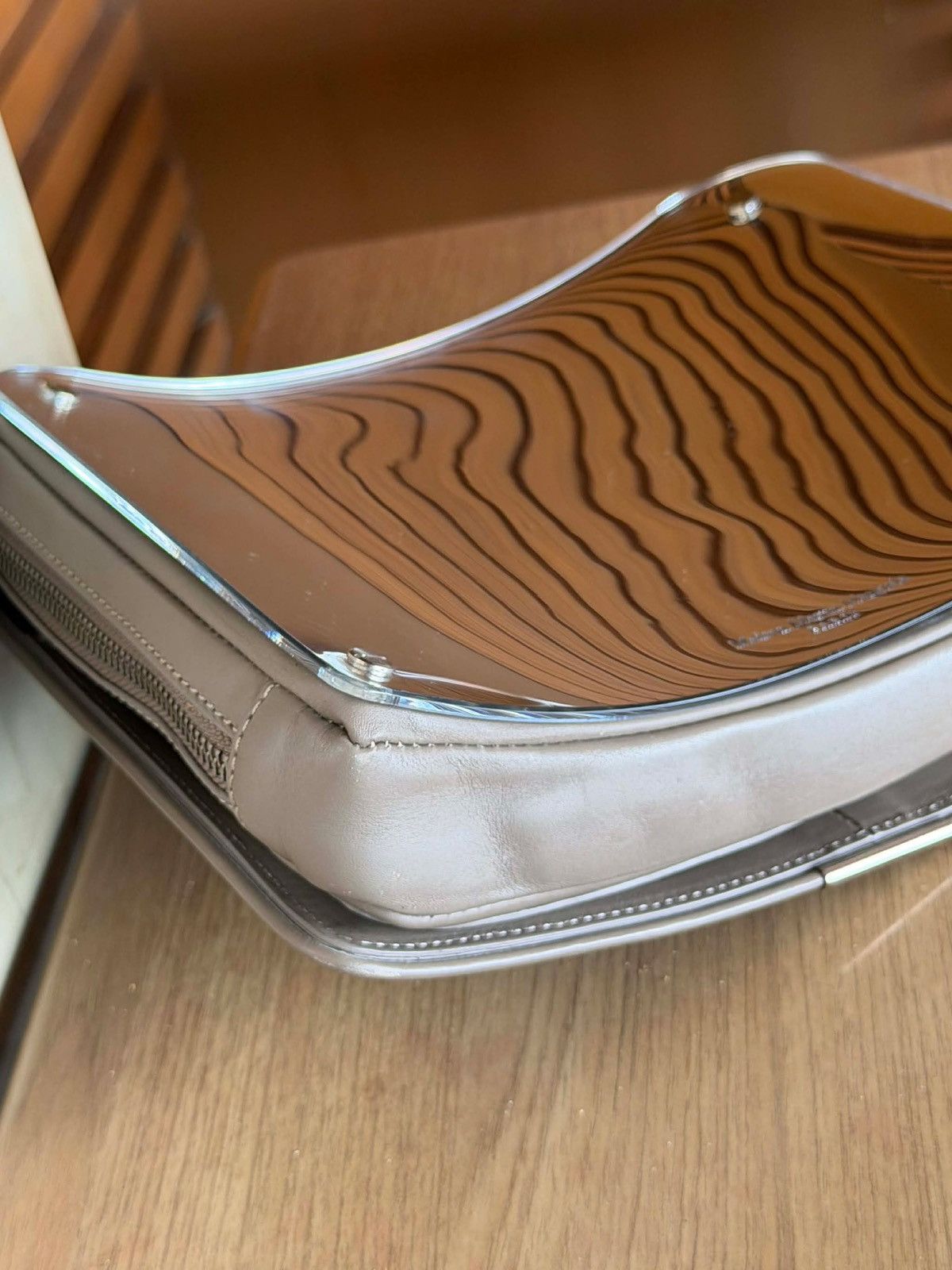 Maison Margiela Maison Margiela 2013 Collection Gray Mirrored Clutch Bag Size ONE SIZE - 6 Thumbnail