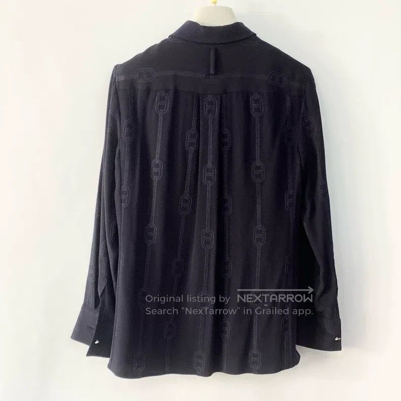 Hermes Hermes Shirt Navy Size XXS / US 00 / IT 34 - 3 Thumbnail