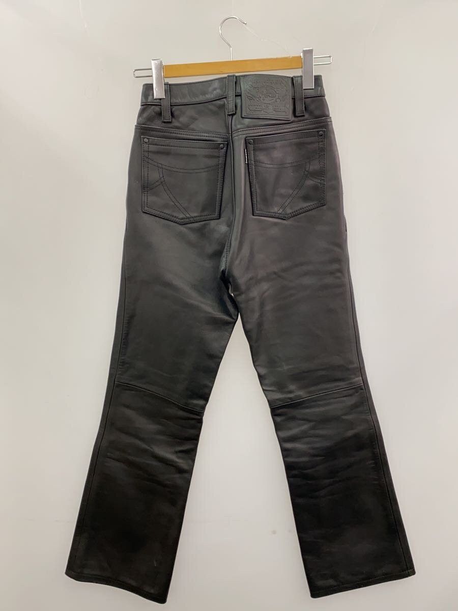 Kadoya KADOYA Plain Straight Leather Pants Black 29 Size US 26 / EU 42 - 2 Thumbnail