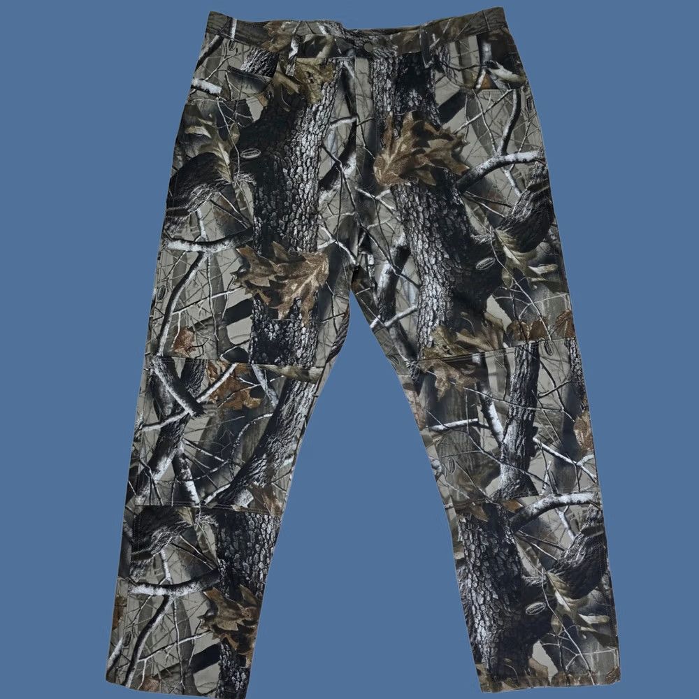 Wrangler VINTAGE Wrangler Realtree Camouflage Pants Men 42x32 Cotton Blend Outdoor Hunting Cargo Casual Workwear Rock 47 by Wrangler Mens Size US 42 / EU 58 - 1 Thumbnail