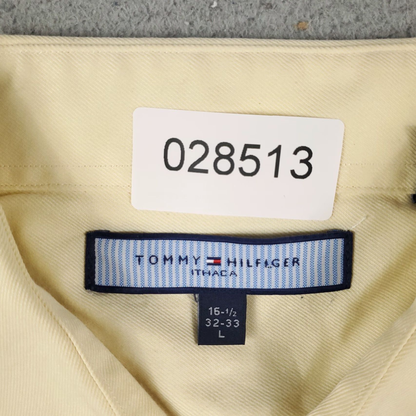 Tommy Hilfiger Tommy Hilfiger Shirt Mens Large Yellow Button-Up Long Sleeve Casual Business Formal Casual Workwear Size US L / EU 52-54 / 3 - 6 Thumbnail