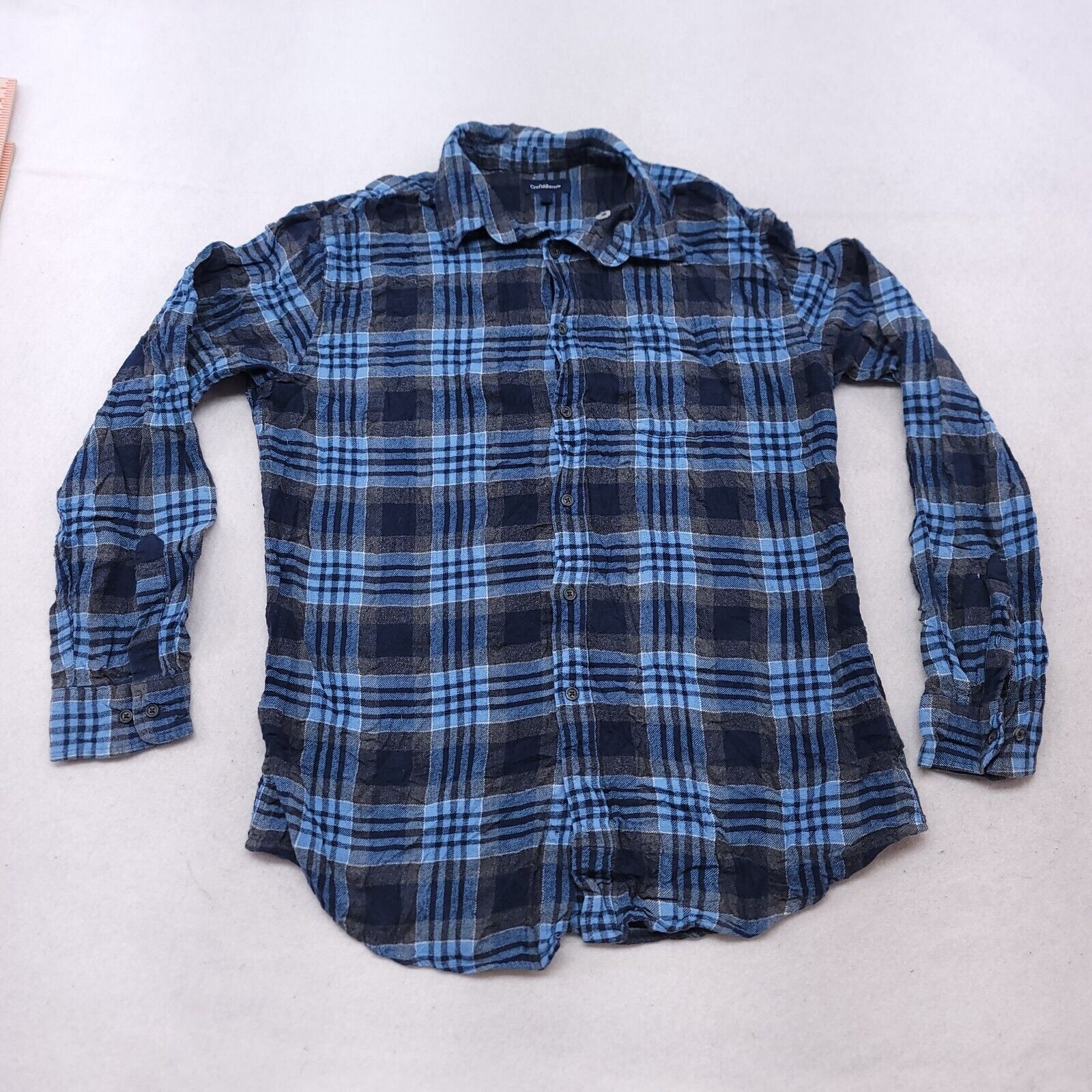 Croft & Barrow Croft & Barrow Tartan Flannel Shirt Mens Size L Blue Gray Size US L / EU 52-54 / 3 - 2 Thumbnail