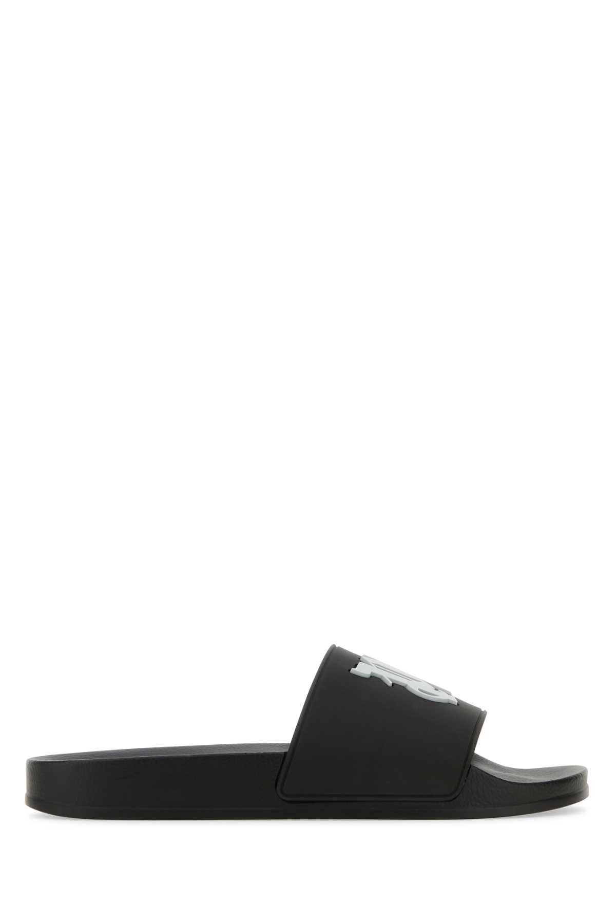 image of Palm Angels Slippers in Black, Men's (Size 6)