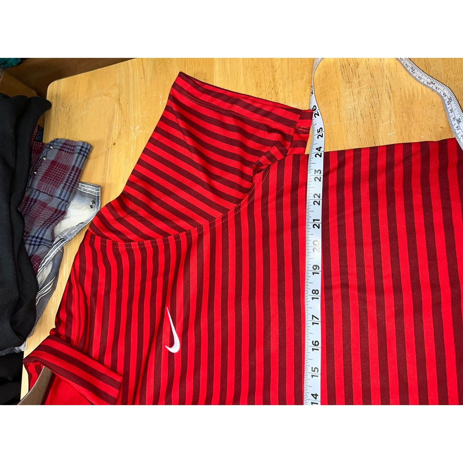 Nike Nike Golf Polo Shirt Dry Striped Red CU9858-657 Golfing XL Size US XL / EU 56 / 4 - 9 Thumbnail
