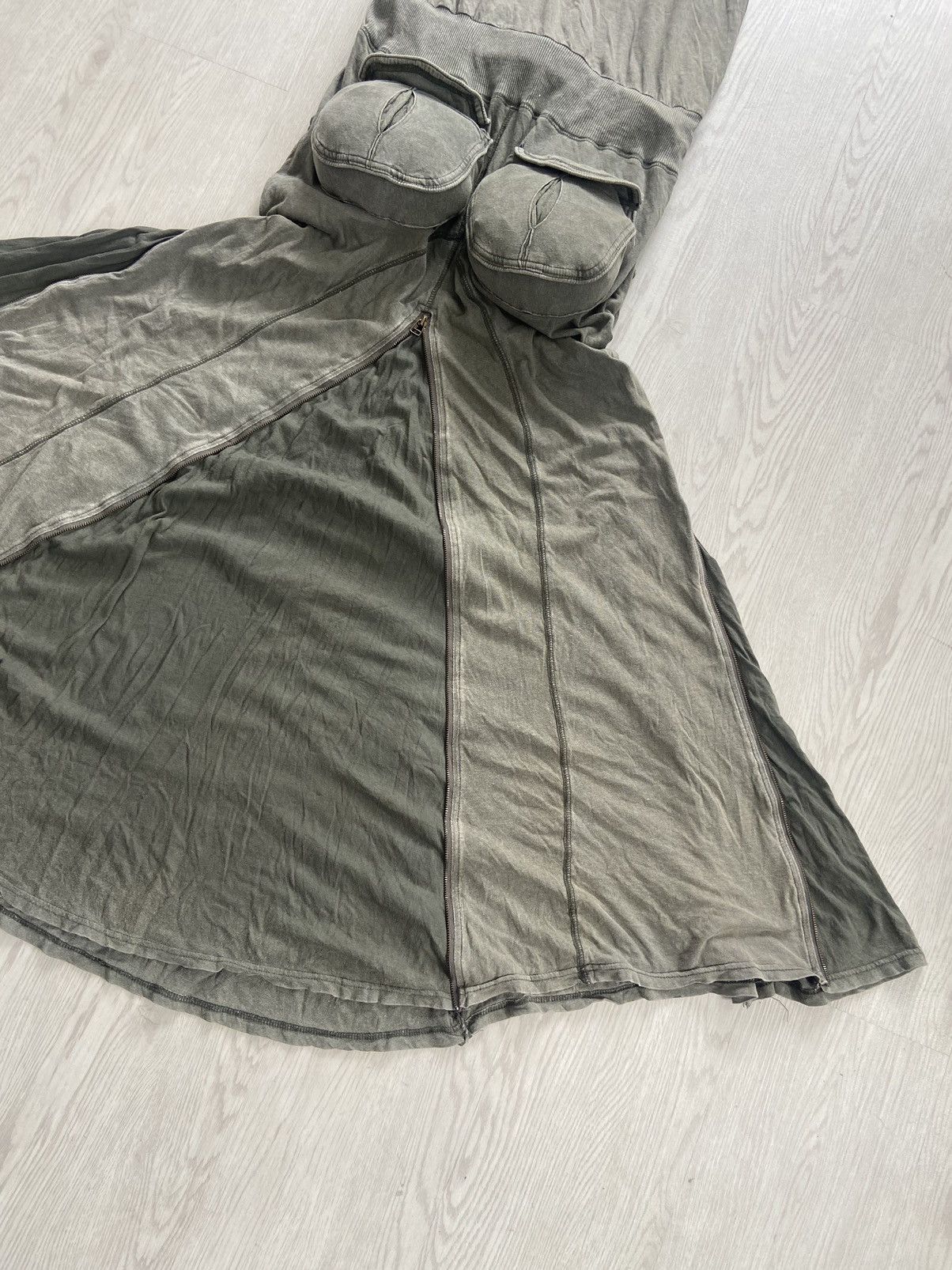 Japanese Brand Vintage 2000’s G.O.A Military Bondage Zipper Cargo Skirt Size M / US 6-8 / IT 42-44 - 10 Thumbnail