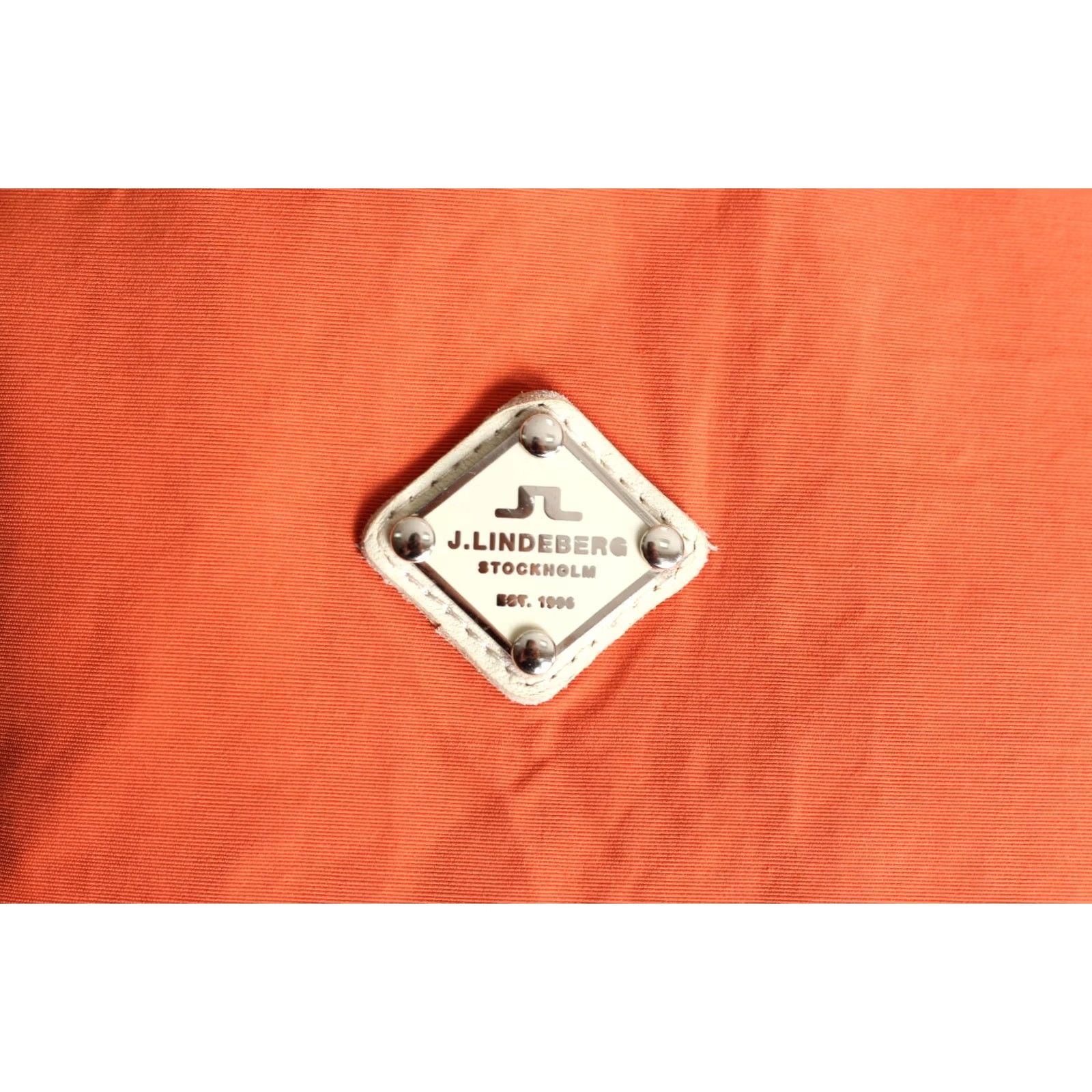 J.Lindeberg J.LINDEBERG Hooded Down Parka Jacket Men M Orange MJ4693 Size US M / EU 48-50 / 2 - 6 Thumbnail
