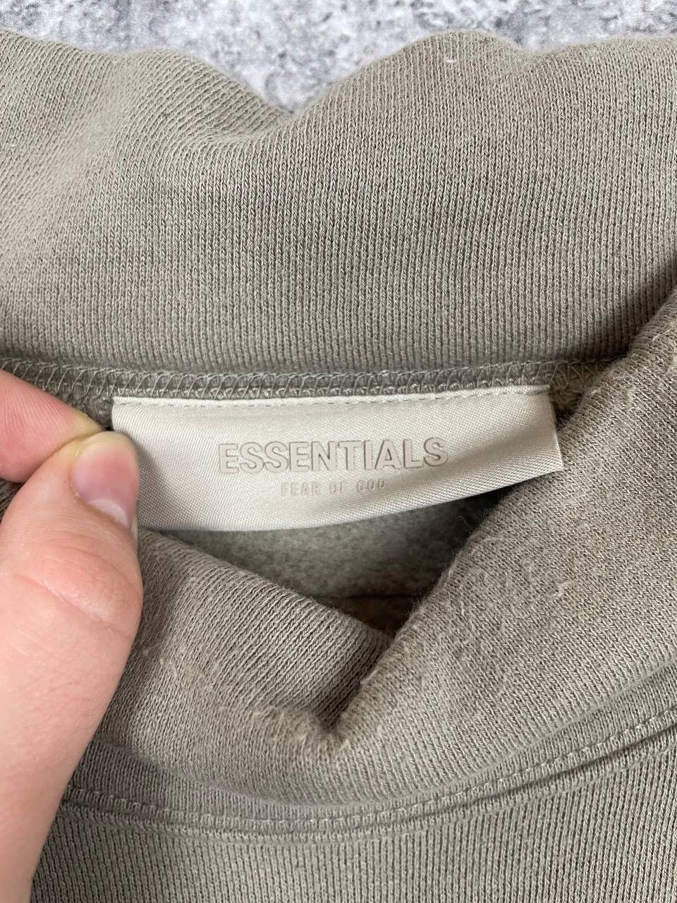 Fear of God Fear Of God Essentials Men Cotton Sweatshirt Pullover Beige Size US L / EU 52-54 / 3 - 3 Thumbnail