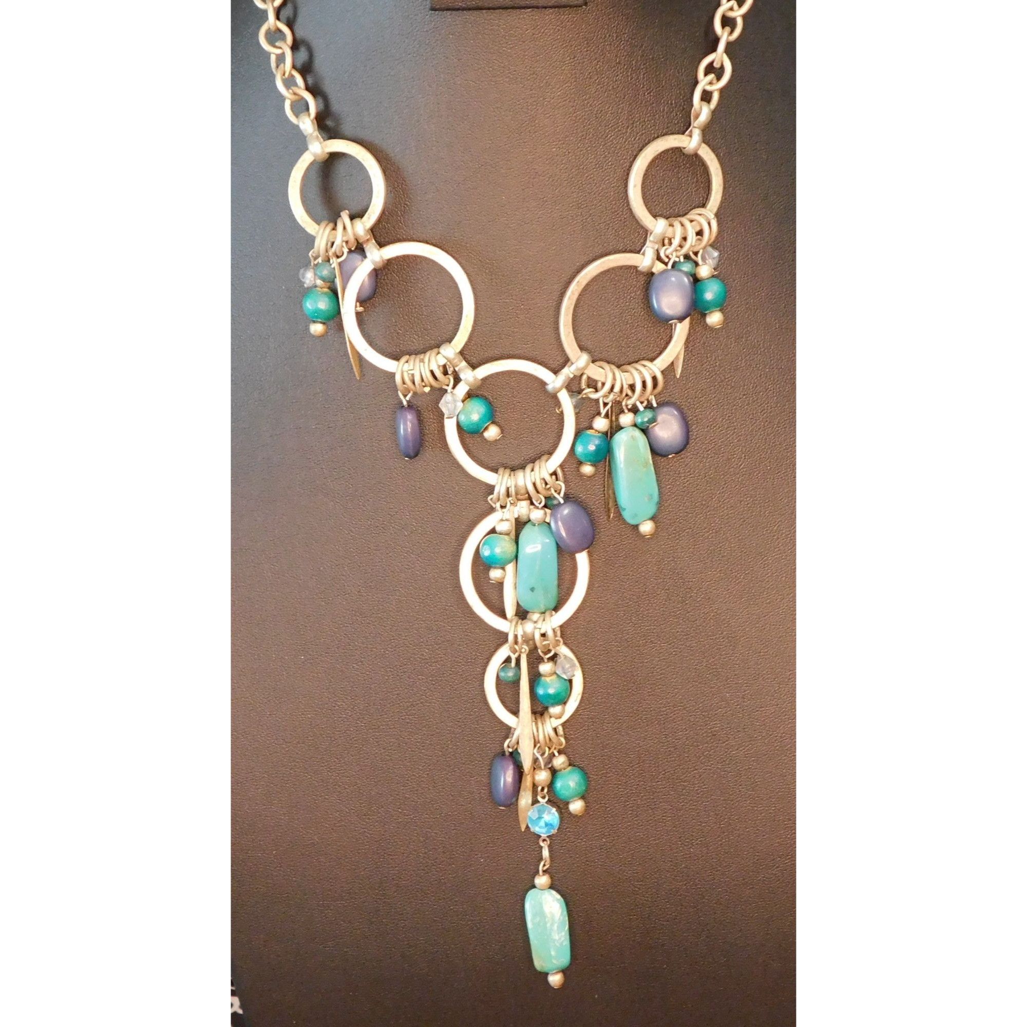 Other Abstract Bohemian Loop And Charm Y Necklace Size ONE SIZE - 1 Thumbnail