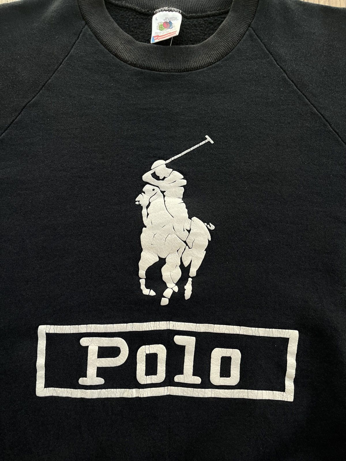 Polo Ralph Lauren × Vintage Vintage POLO old ( Bootleg ) 80’s Sweater Shirt Size US L / EU 52-54 / 3 - 5 Thumbnail