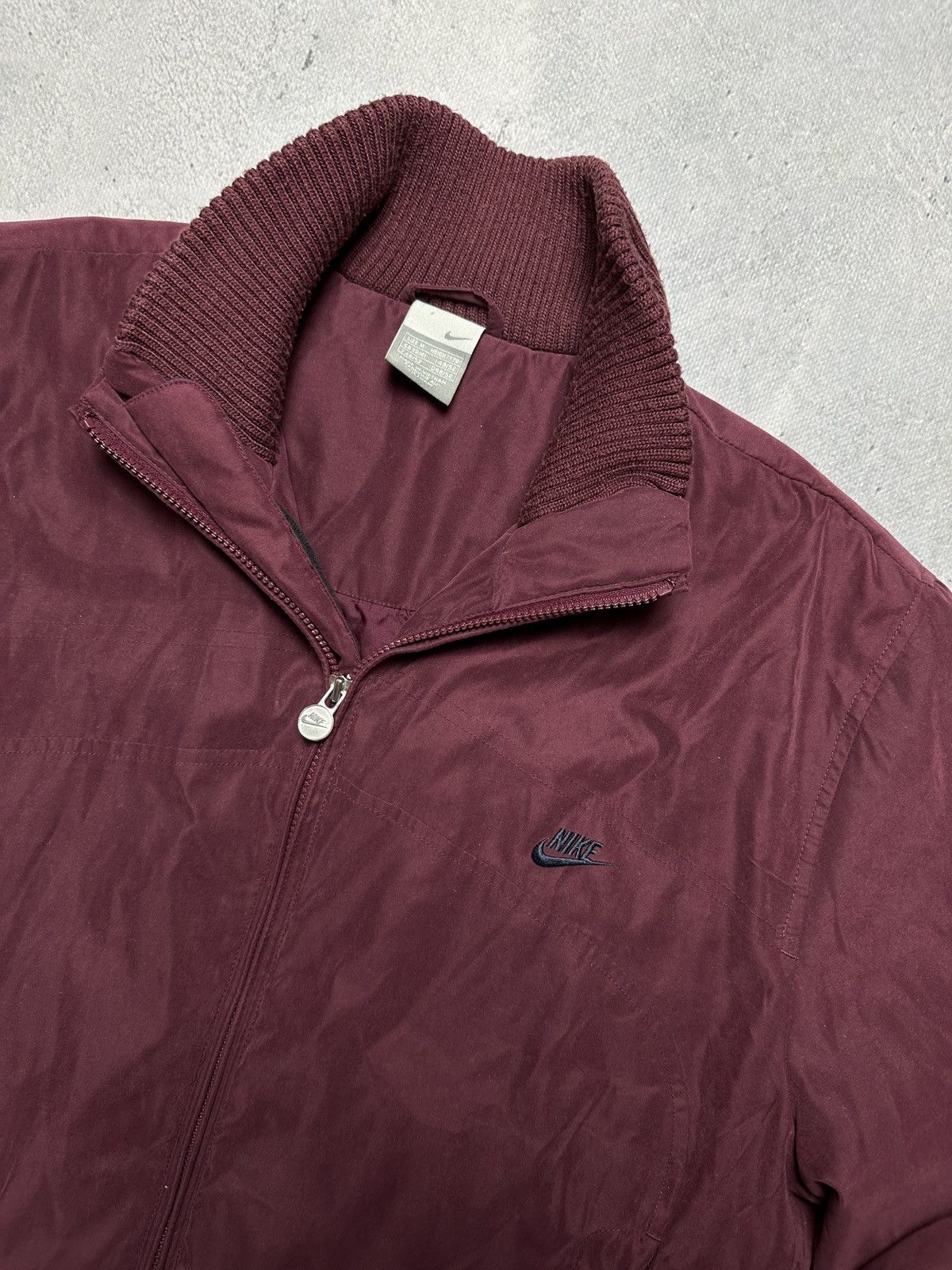 Nike Nike Vintage Bomber Track Jacket Swoosh Zip-Up y2k 90s USA Size US M / EU 48-50 / 2 - 5 Thumbnail