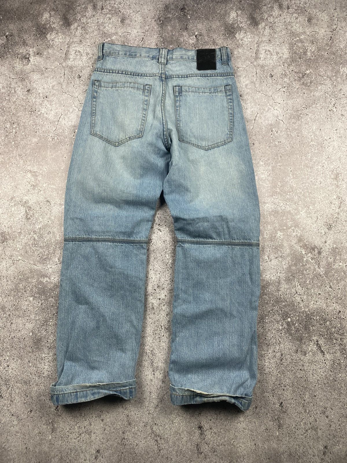Japanese Brand × No Fear CRAZY No Fear Distressed Vintage Y2K Baggy Rare Jeans Size US 30 / EU 46 - 6 Thumbnail
