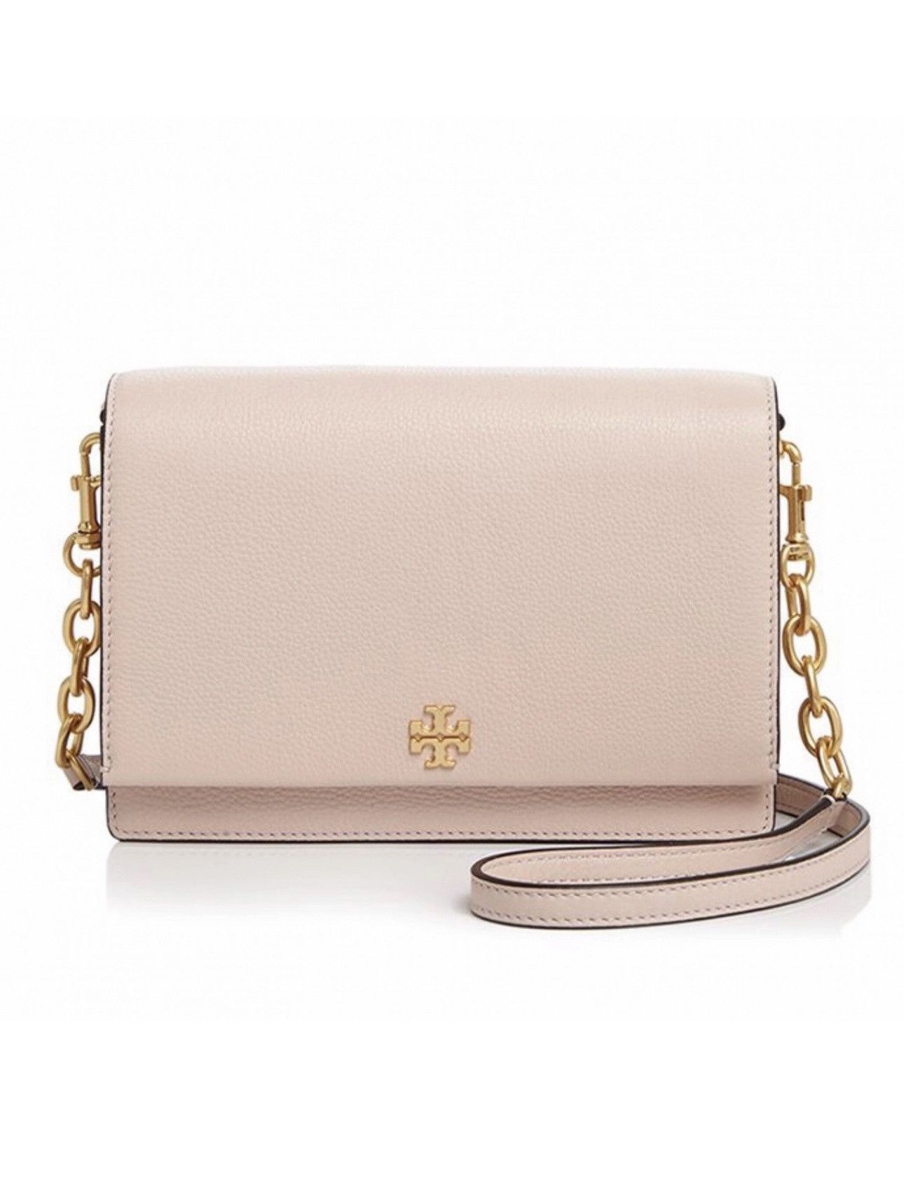 Tory Burch Tory Burch Georgia pebbled Crossbody in light pink Size ONE SIZE - 1 Thumbnail