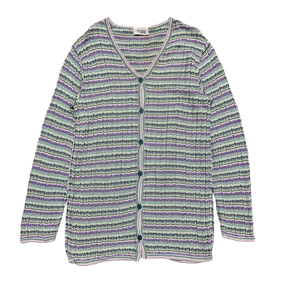 Missoni Missoni Sport Multicolors Cardigan Sweater Size M / US 6-8 / IT 42-44 - 1 Thumbnail