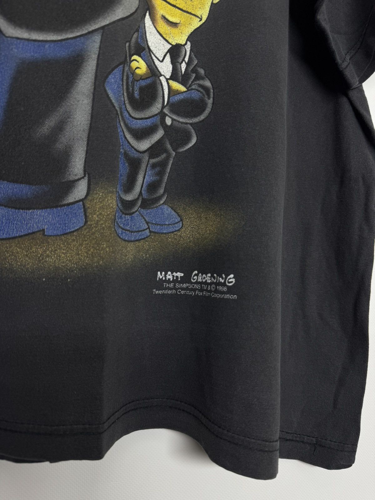 The Simpsons Vintage the Simpsons t-shirt Men in Black MIB Size US L / EU 52-54 / 3 - 5 Thumbnail