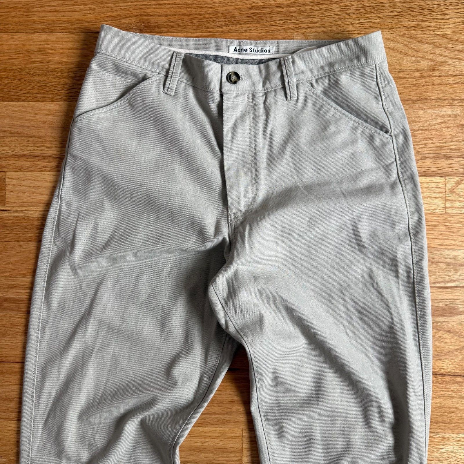 Acne Studios Acne Studios AW17 Allan W Twill Trousers Size US 32 / EU 48 - 10 Thumbnail