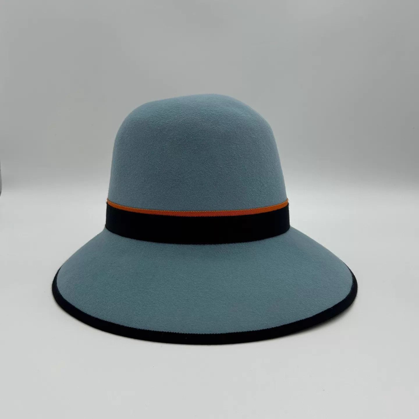 Hermes Hermes Wool Fedora Classic Blue Size 56 Size ONE SIZE - 1 Thumbnail