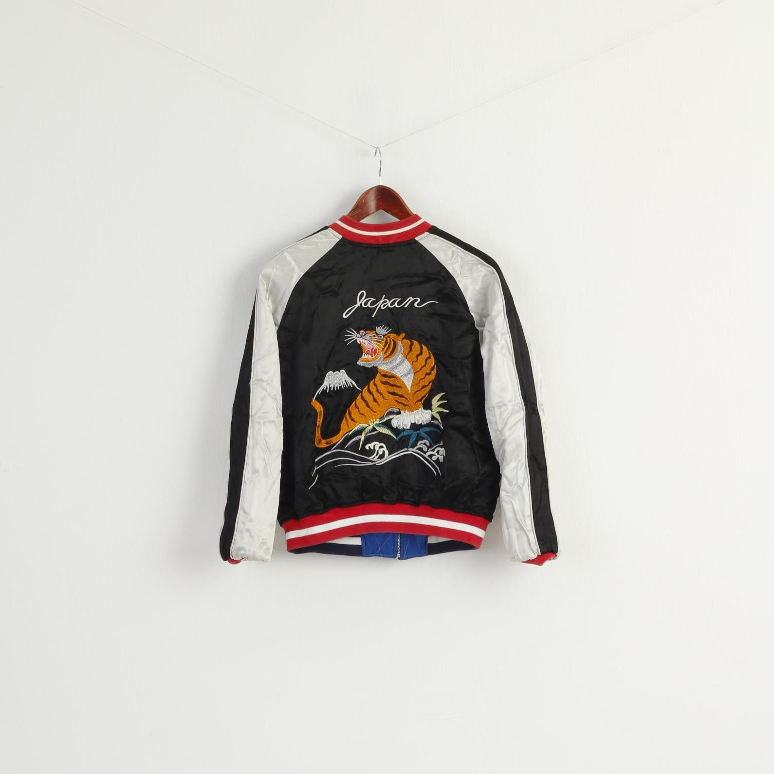 Topshop Topshop Women 6 10 XS Jacket Blue Black Shiny Japan 8849 Size M / US 6-8 / IT 42-44 - 6 Thumbnail