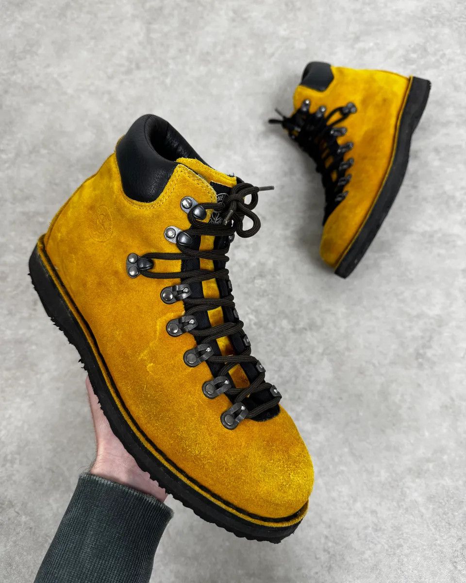 Stone Island Stone Island Yellow Mustard Suede Hiking Boots Size US 10 / EU 43 - 1 Thumbnail