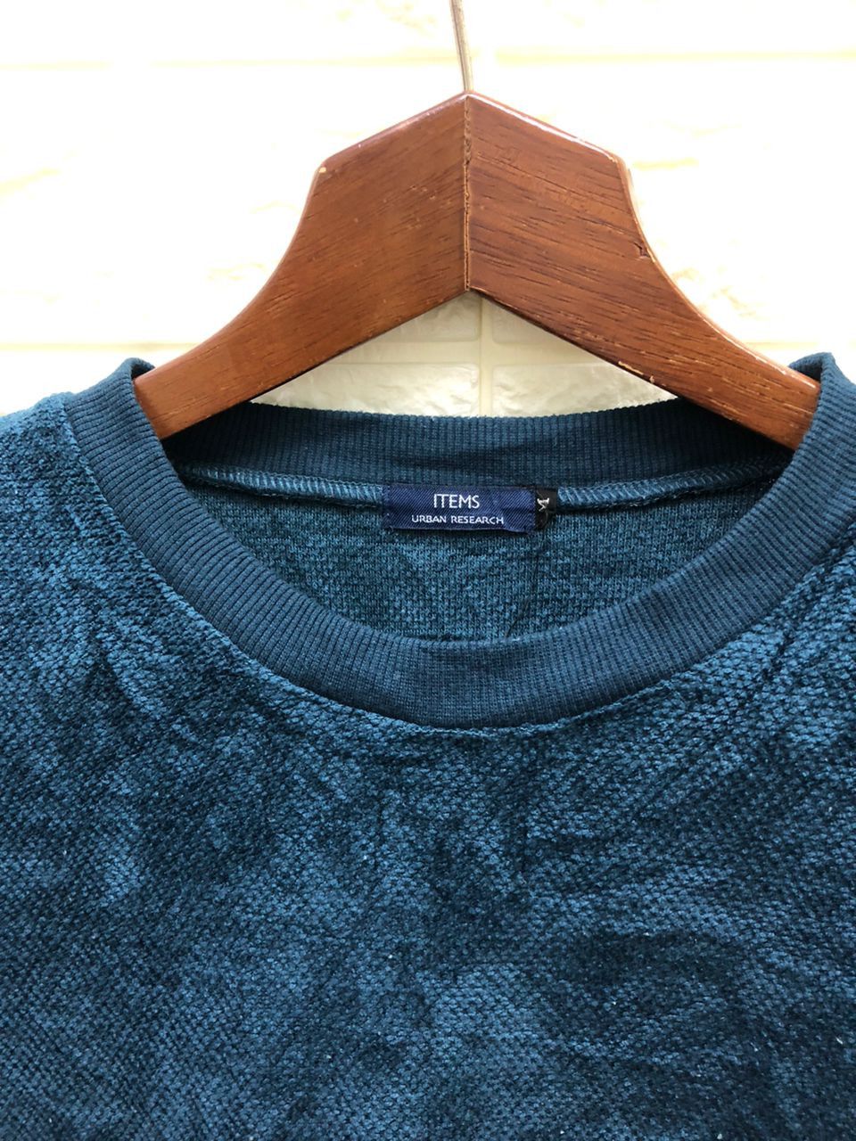 General Research vintage URBAN RESEARCH BORDER blue Knitted Sweater Pullover Size US M / EU 48-50 / 2 - 13 Thumbnail
