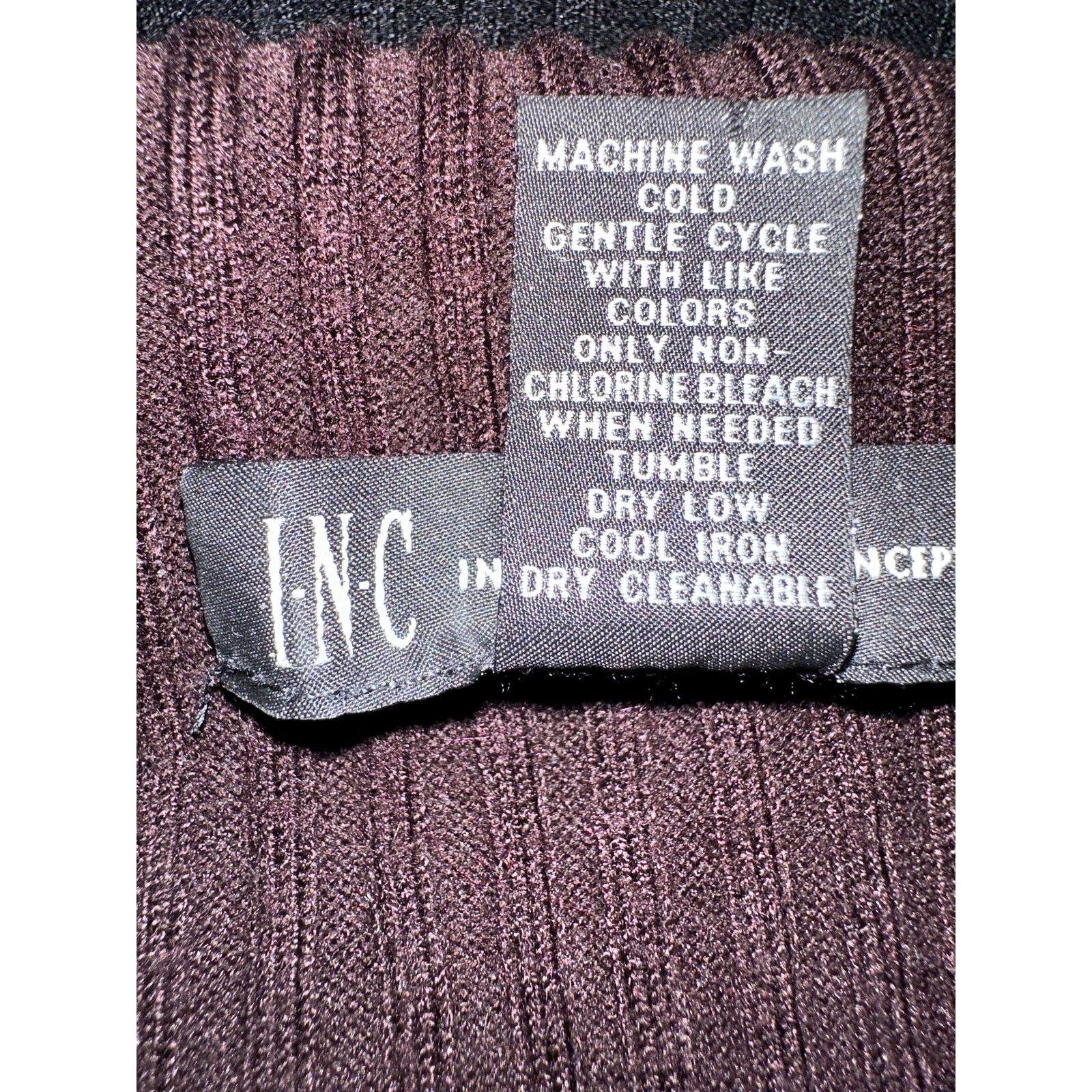 Other Lot of (7) INC International Concepts Long Sleeve Turtleneck Size L / US 10 / IT 46 - 3 Thumbnail