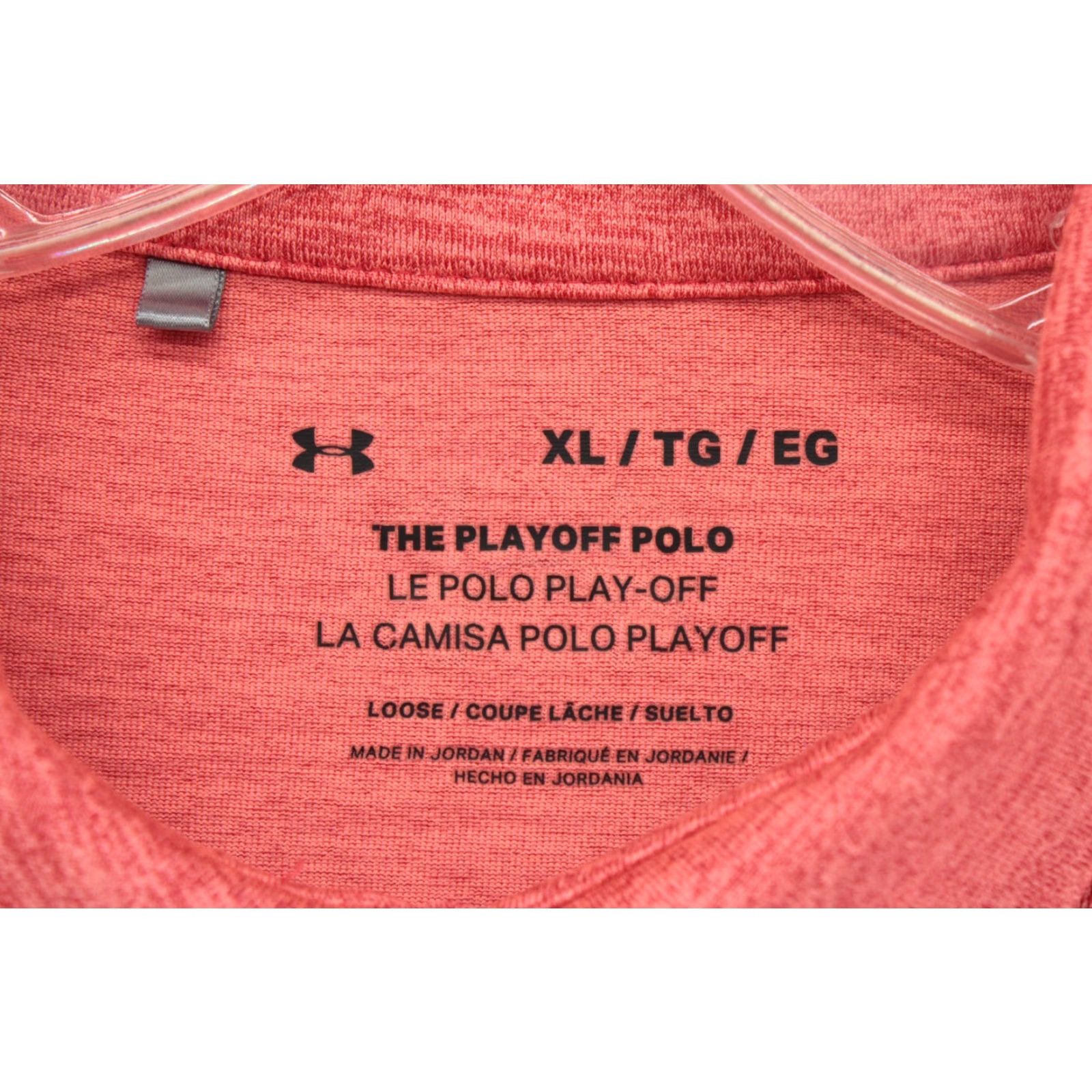 Under Armour Under Armour Shirt Polo The Playoff Orange Heather Stretch Golf Preppy XL Mens Size US XL / EU 56 / 4 - 3 Thumbnail