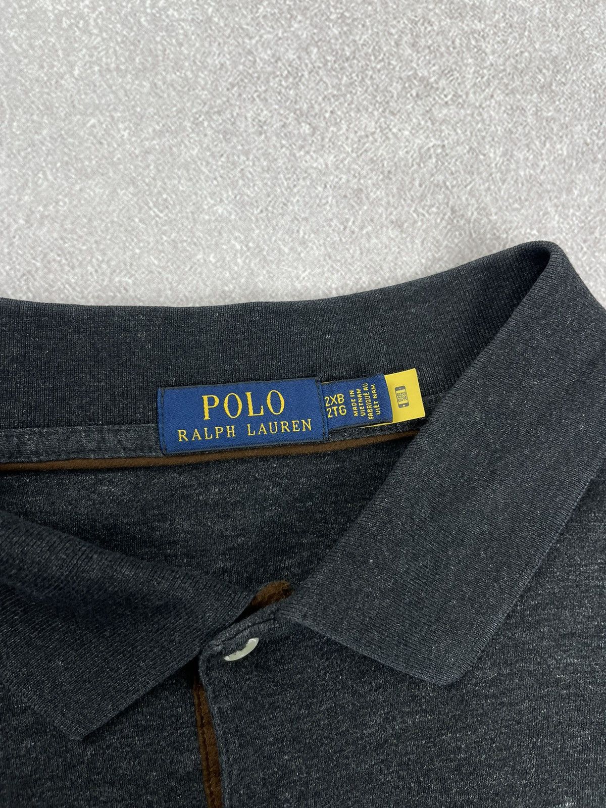 Polo Ralph Lauren Polo Ralph Lauren Long Sleeve Rugby Grey Size Xxl Size US XXL / EU 58 / 5 - 8 Thumbnail
