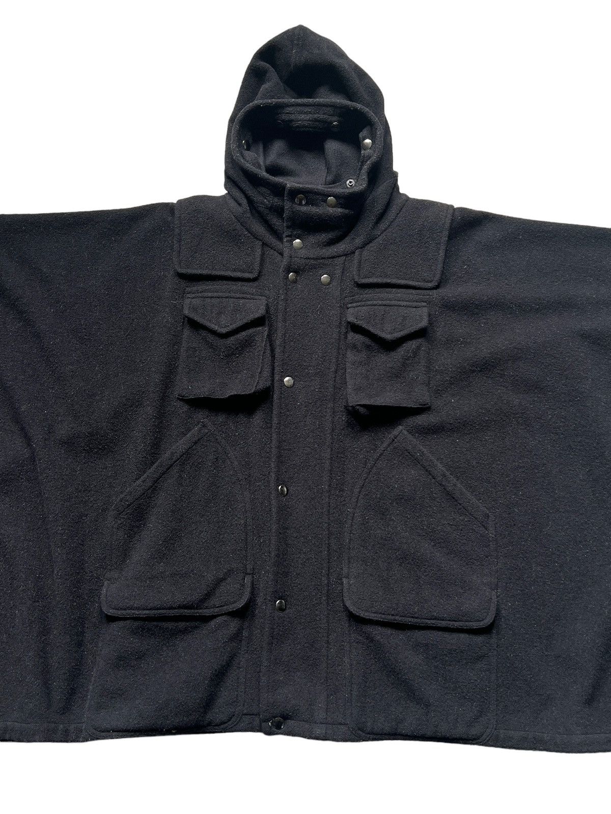 CABANE de ZUCCa 1990 Zucca Tactical Bat Wing Wool Jacket Size US M / EU 48-50 / 2 - 4 Thumbnail
