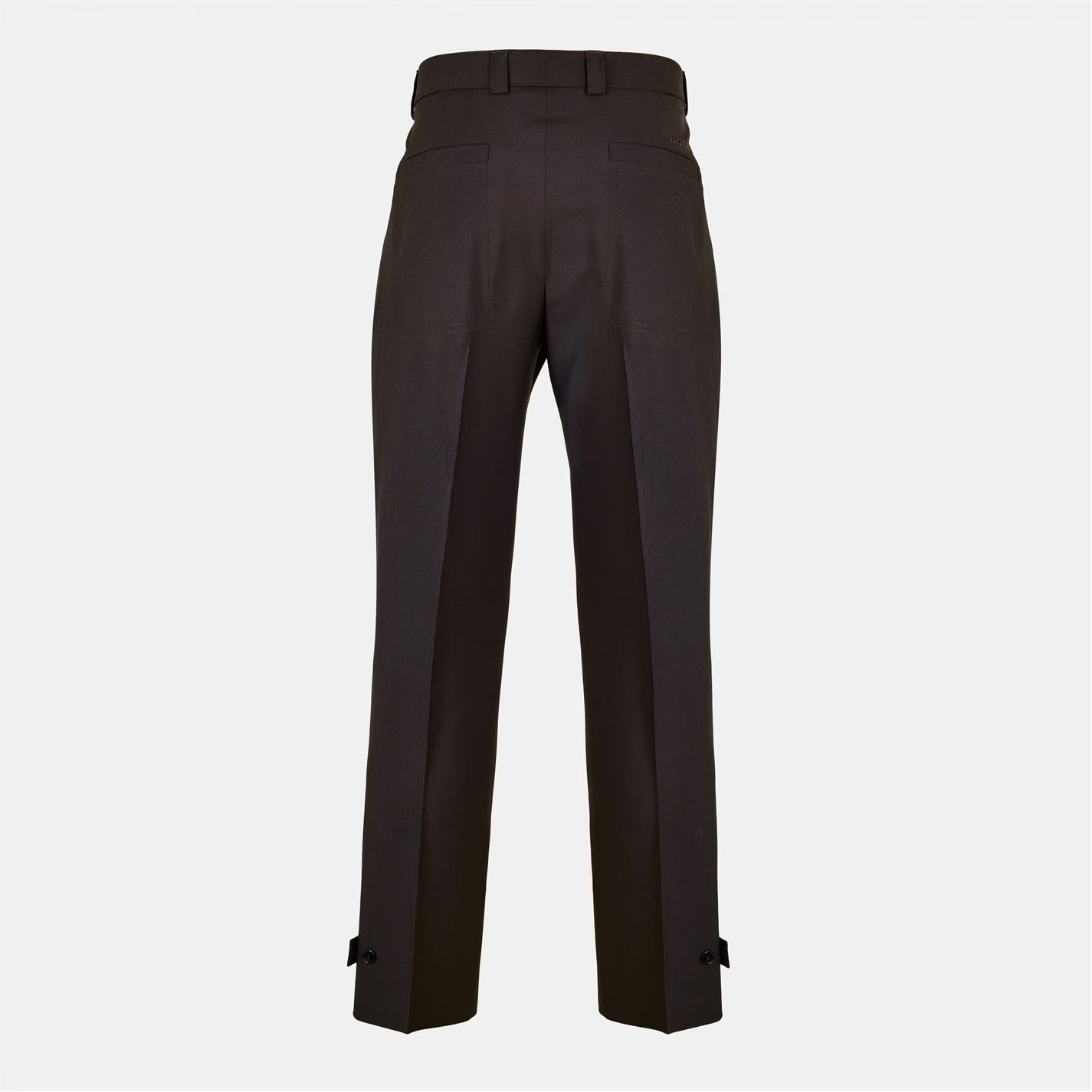 Gucci o1g2r1mq0426 Straight Leg Trousers in Dark Brown Size US 32 / EU 48 - 2 Thumbnail