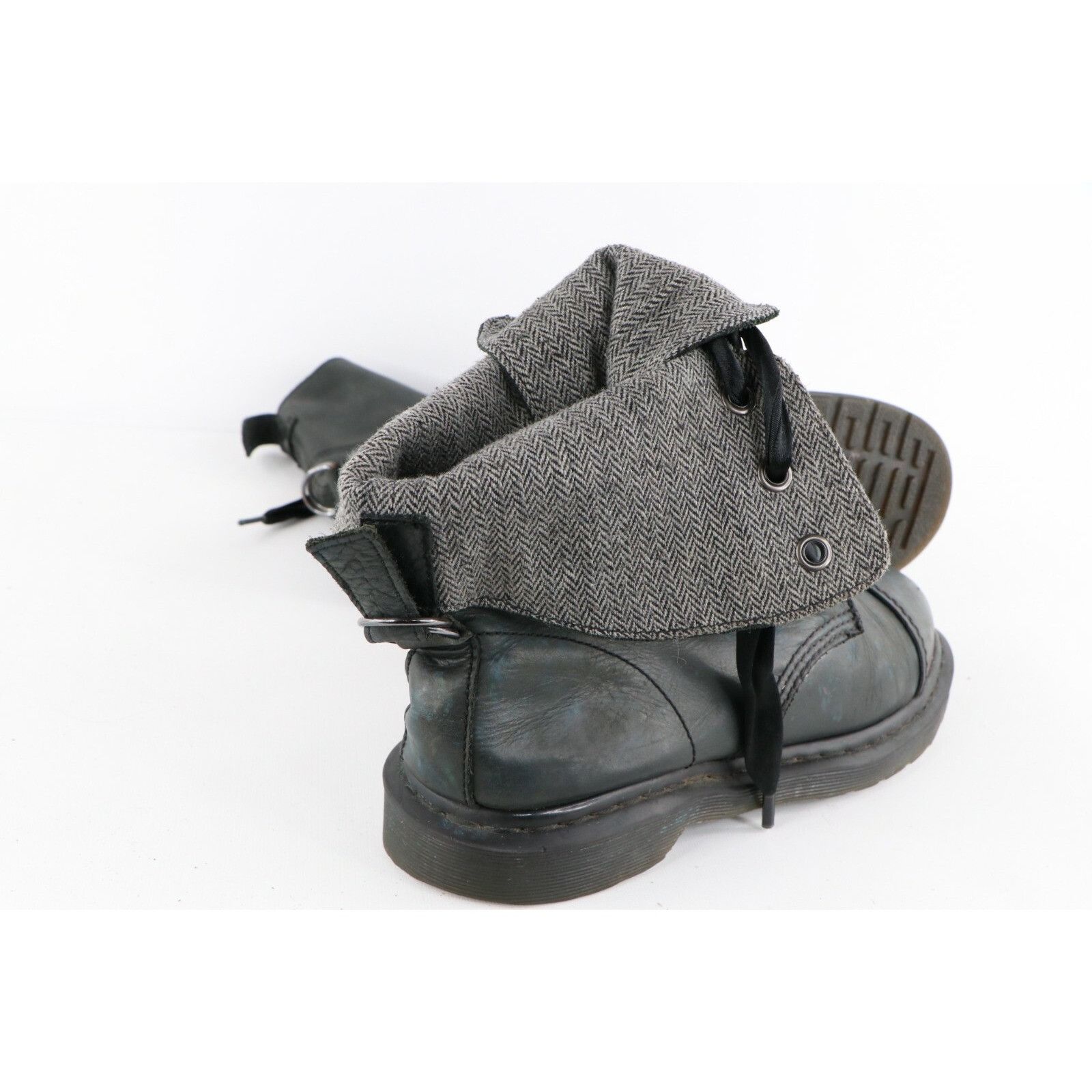 Dr. Martens Dr Martens Aimilita Paint Splatter Herringbone Leather Boots Size US 11 / IT 41 - 8 Thumbnail