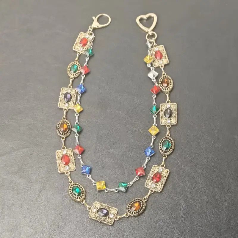 Jewelry 2 Layer Waist Punk Wallet Chain Size ONE SIZE - 2 Thumbnail