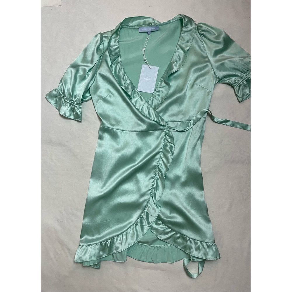 Hill House NWT New $175 Hill House Mint The Nima Robe Wrap Dress Size Size S / US 4 / IT 40 - 5 Thumbnail