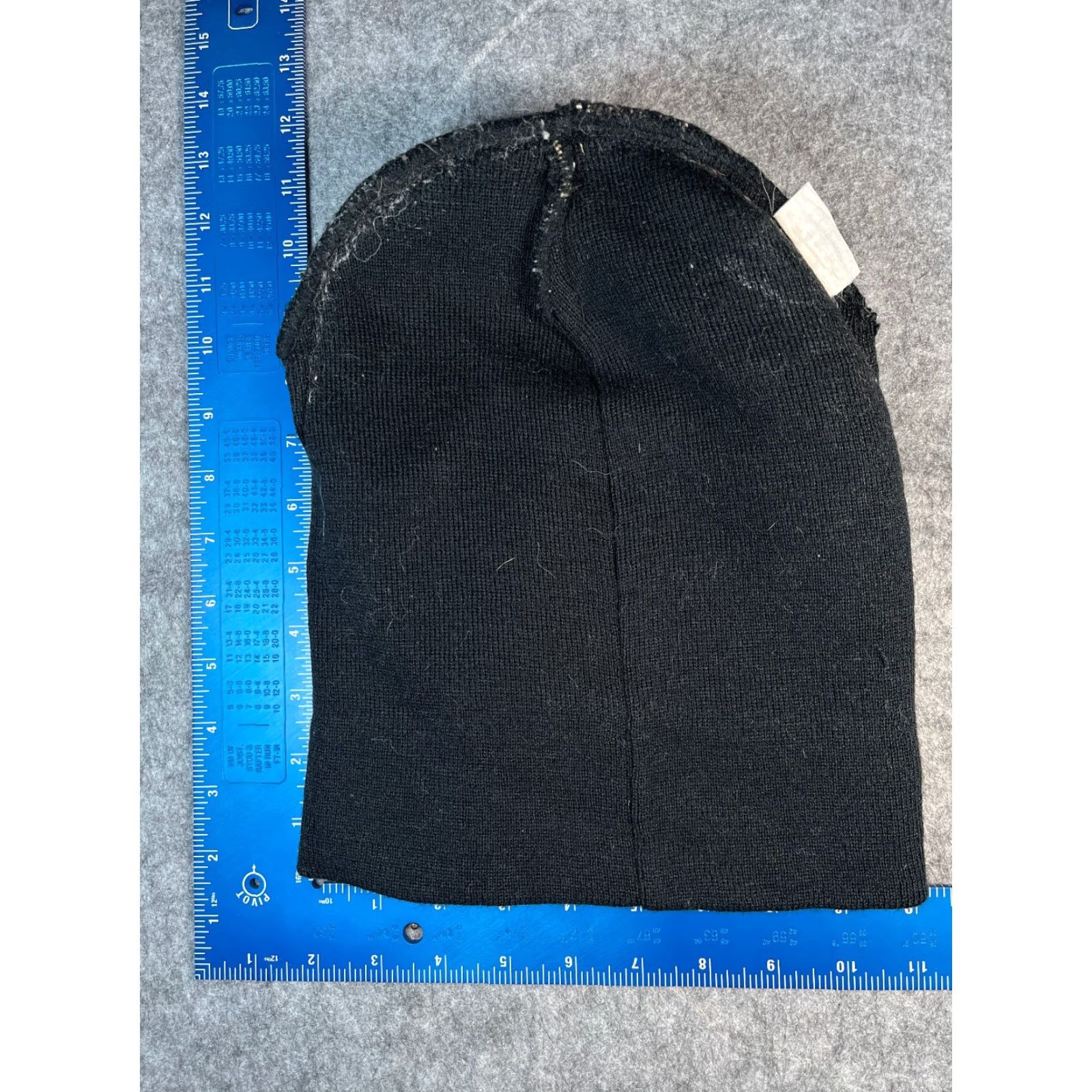 Vintage Cameo Beanie Hat Adult One Size Green 100% Acrylic Knit Insulated Unisex Camouflage Ivory Black Logo Rock Ski Casual Workwear Size ONE SIZE - 5 Thumbnail
