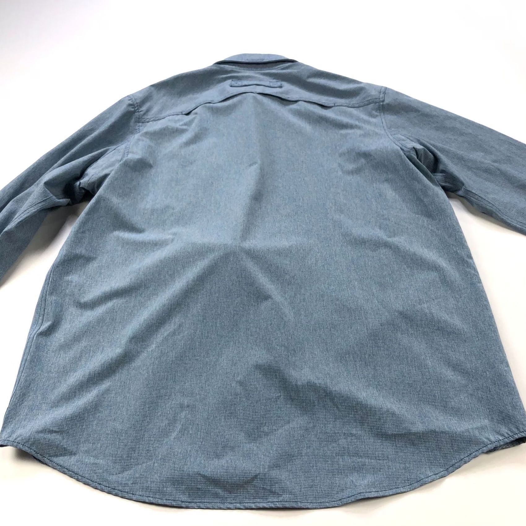 Vintage Duluth Duluth Trading Co. Sol Survivor Large TALL LT Button Tab Sleeve Shirt Blue Shirt Men LT Button-Up Blue 90s? Size US L / EU 52-54 / 3 - 6 Thumbnail