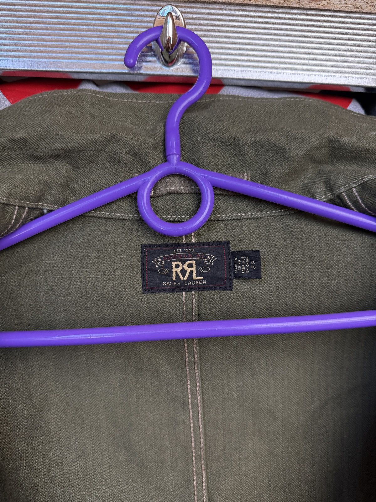RRL Ralph Lauren RRL Double RL CRAZY Military Pocket Jacket Size US XL / EU 56 / 4 - 14 Thumbnail