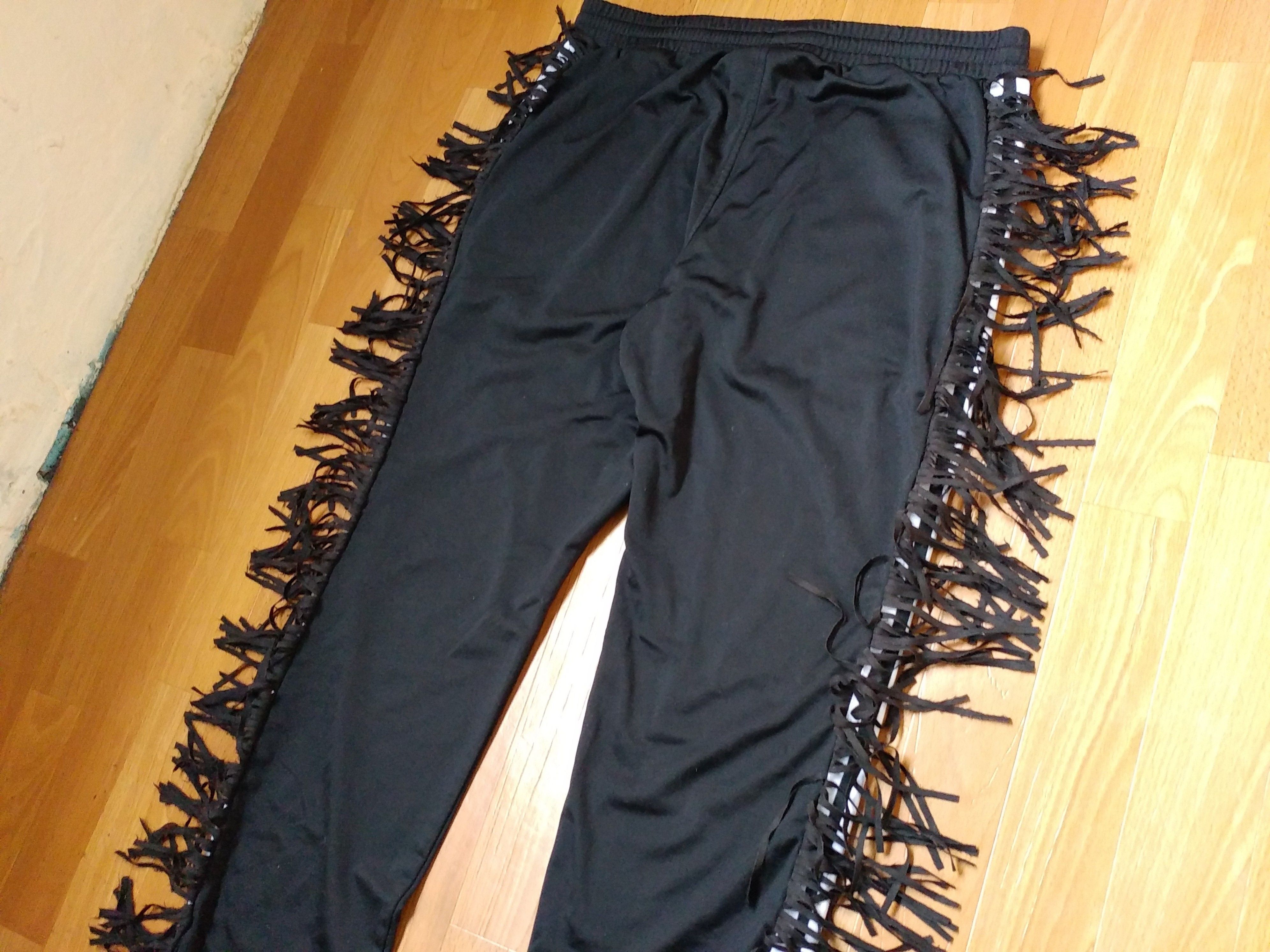Adidas × Jeremy Scott ADIDAS JEREMY SCOTT TRACK PANTS Fringe Tracksuit O21026 sz M Size US 32 / EU 48 - 15 Thumbnail