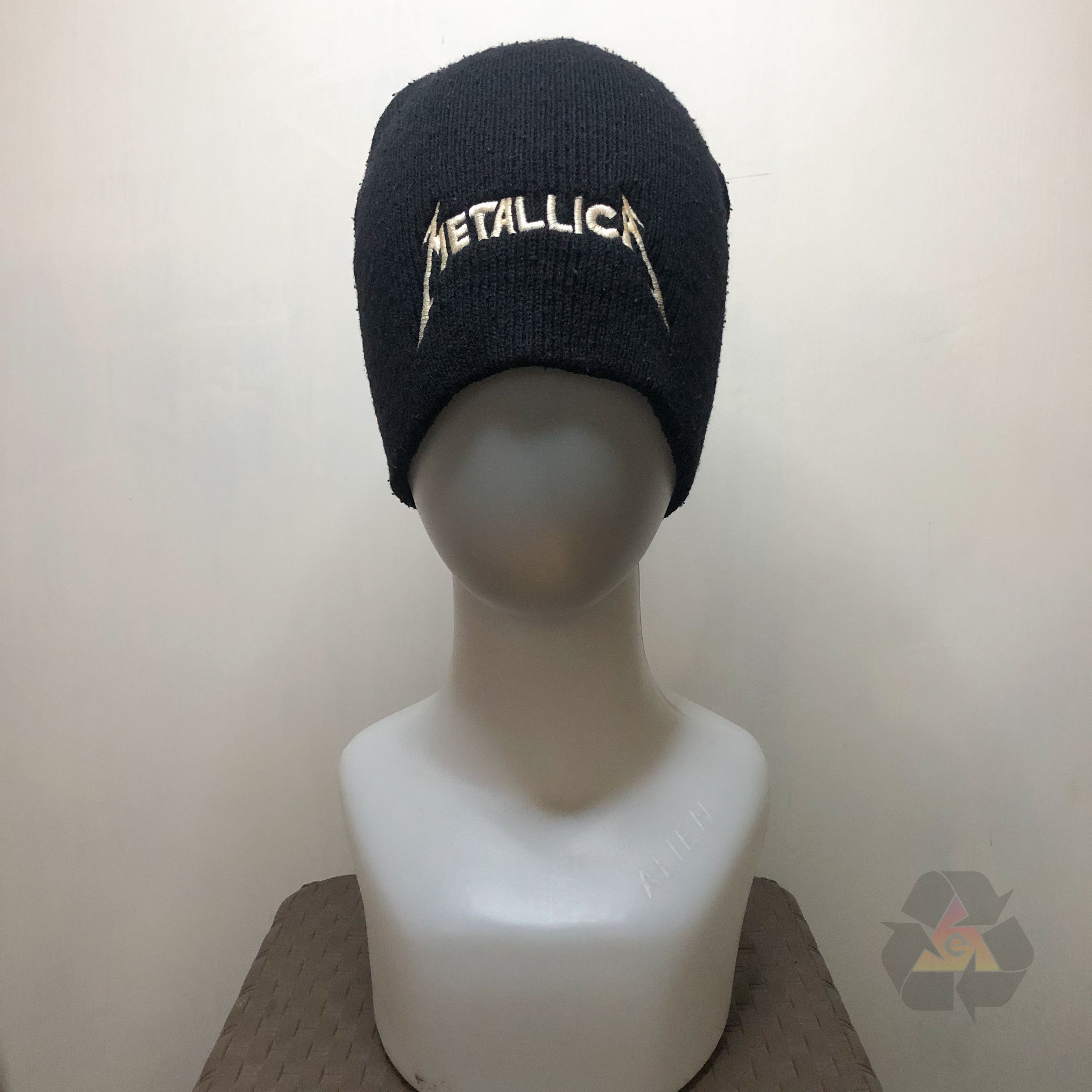 Vintage Metallica Beanie Hat Logo Y2K Size ONE SIZE - 2 Thumbnail