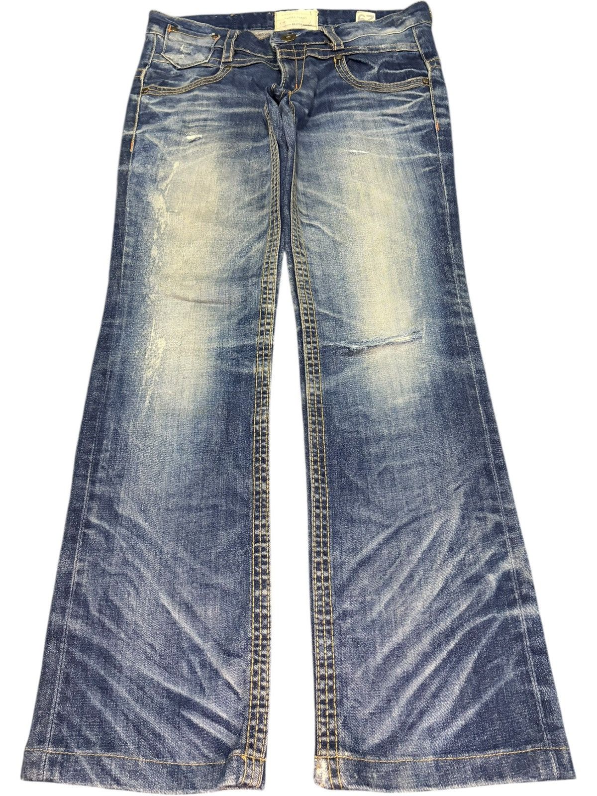 Edwin Vintage Lolita Rusty Mud Wash Distressed Jeans Size 31" - 2 Thumbnail
