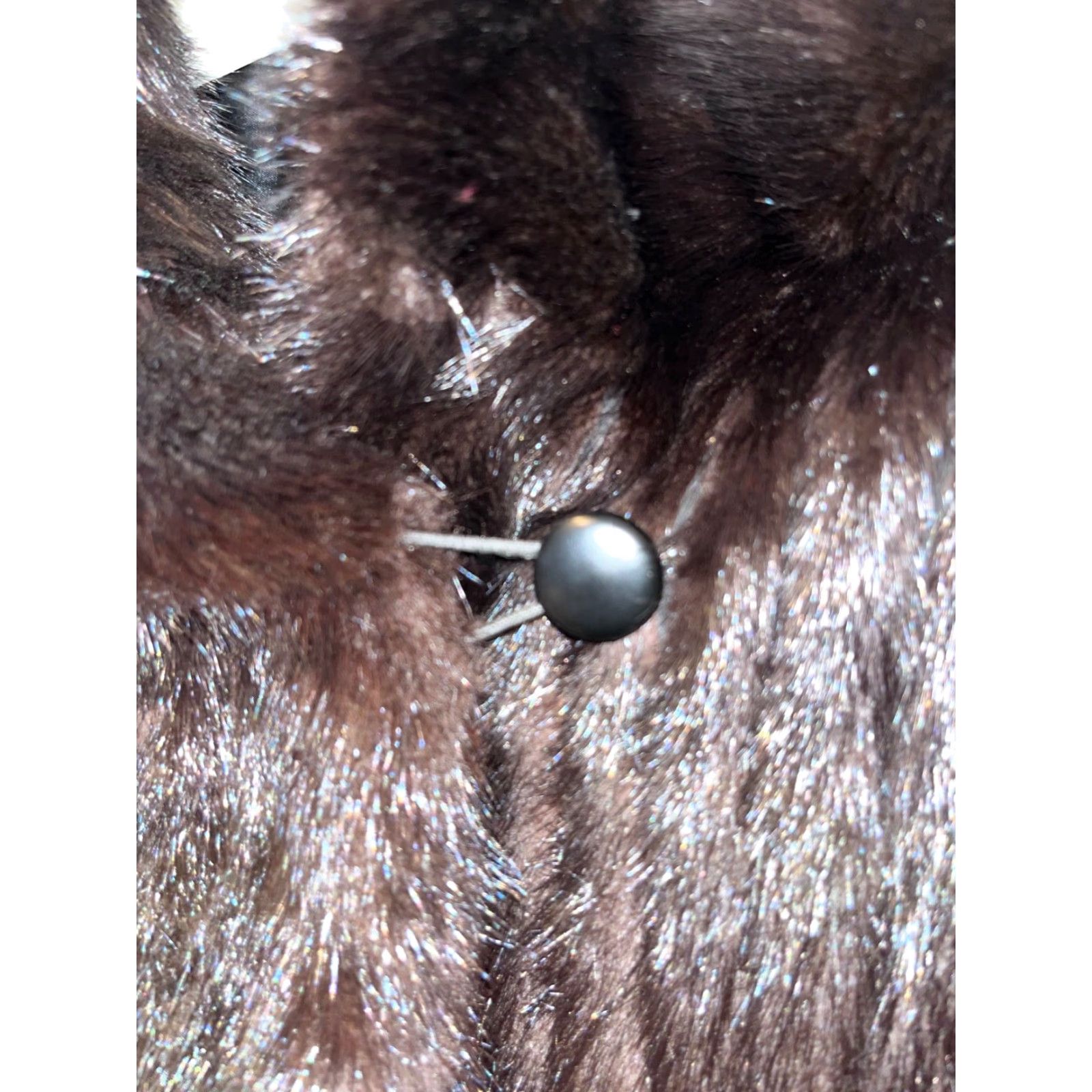 Vintage VINTAGE Severyn Furs Short Jacket Coat Womens 10 PRISTINE Brown Mink Fur, Lined, Collared, Button Front Womens Size 32" / US 10 / IT 46 - 7 Thumbnail