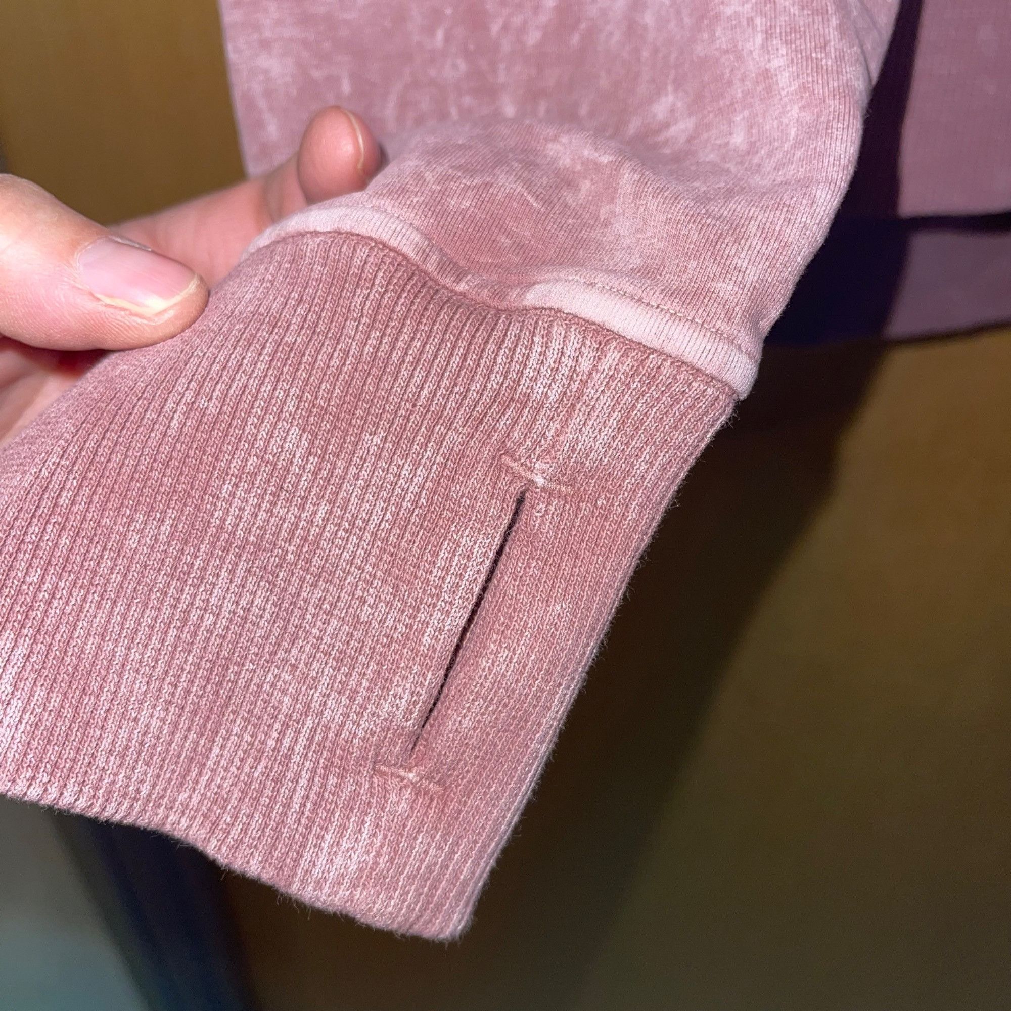 Lululemon Lululemon Womens Size 10 Pink Scuba Washed Size L / US 10 / IT 46 - 4 Thumbnail