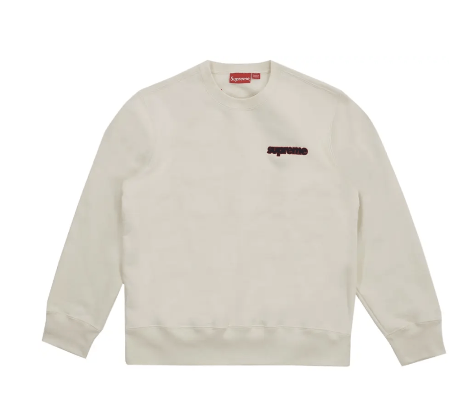 Supreme Supreme Connect Crewneck Sweatshirt 'Natural' Size US M / EU 48-50 / 2 - 1 Thumbnail