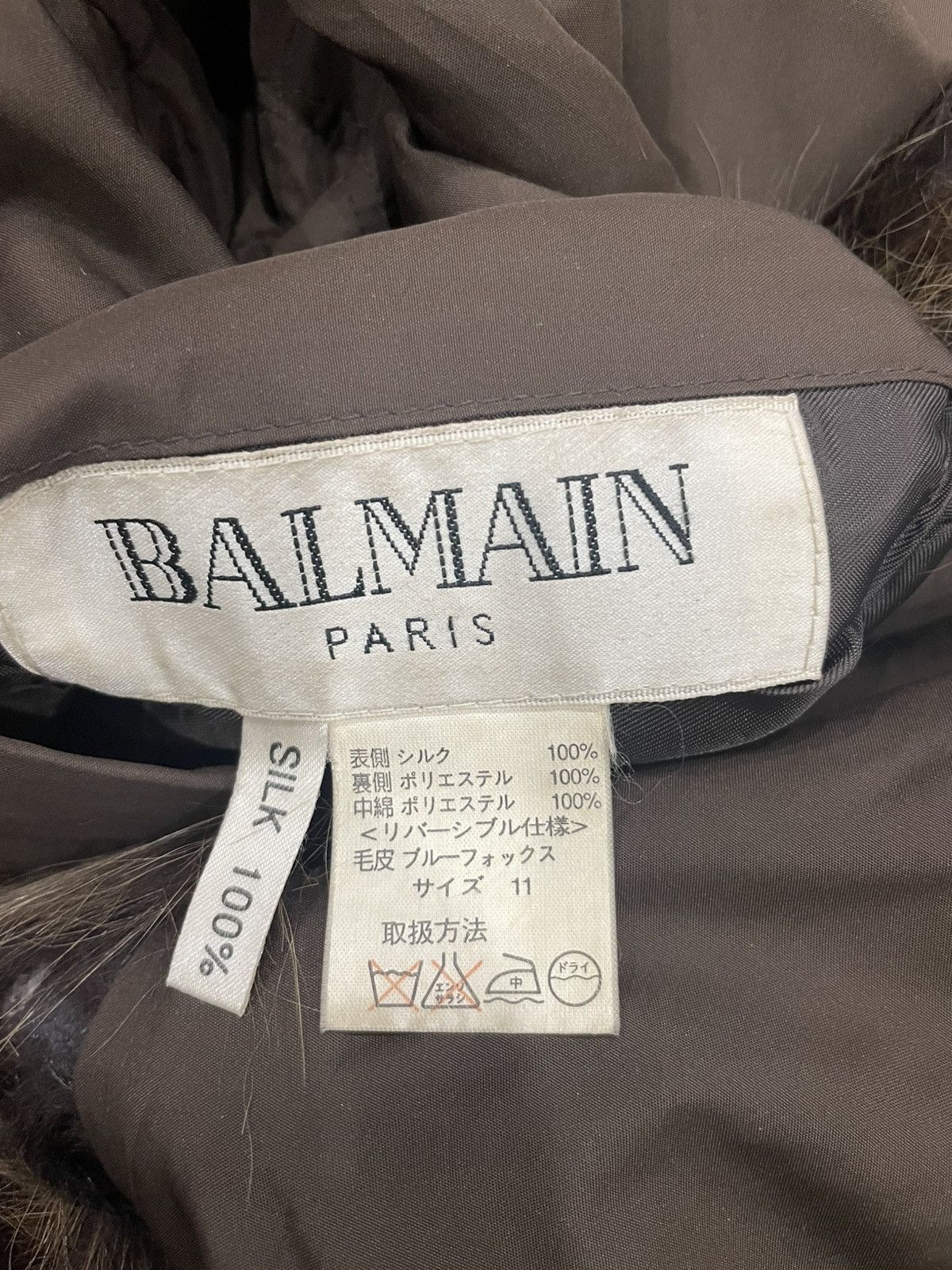 Balmain Balmain Fox Fur Jacket Size ONE SIZE - 5 Thumbnail