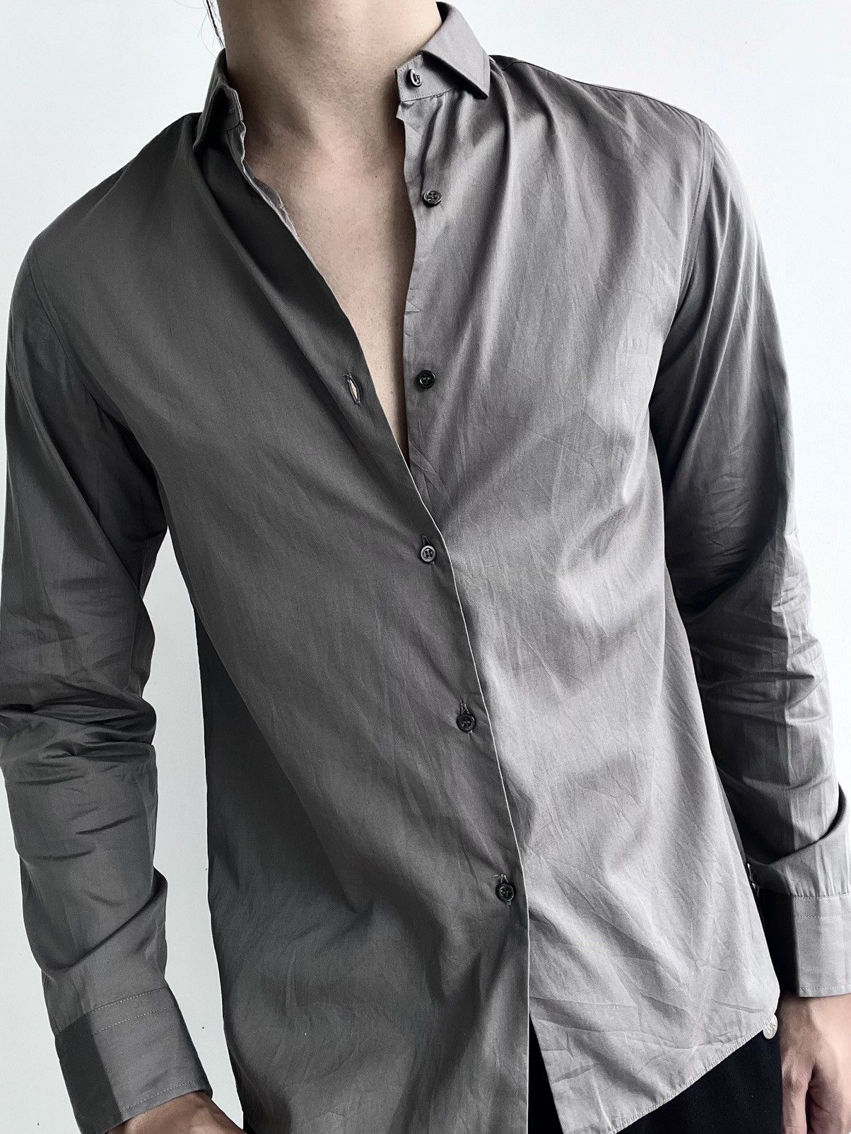 Lad Musician 2000s Lad Musician Grey Shirt Size US M / EU 48-50 / 2 - 2 Thumbnail