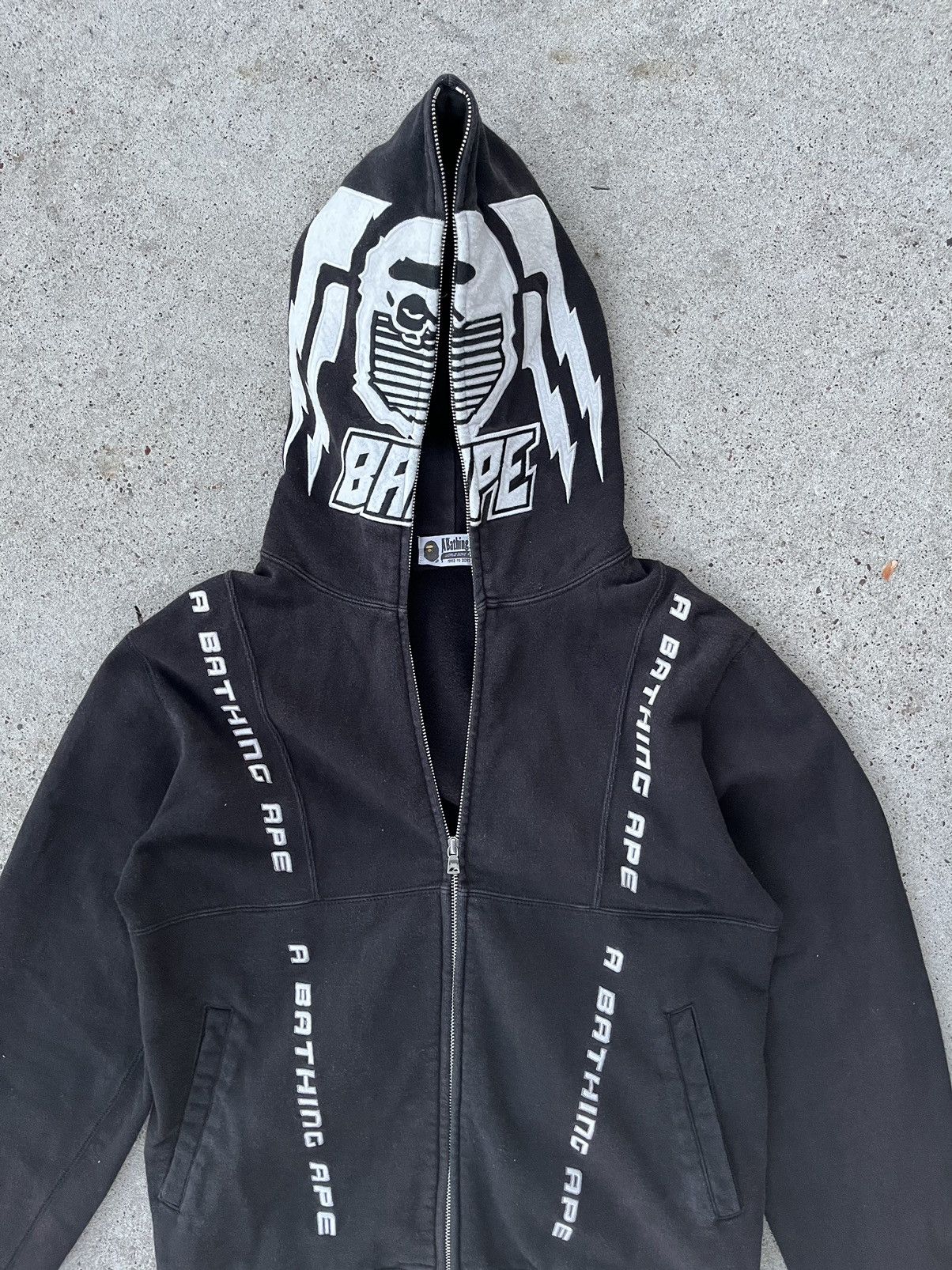 Bape Bape Motor Sport Full Zip Hoodie | Grailed