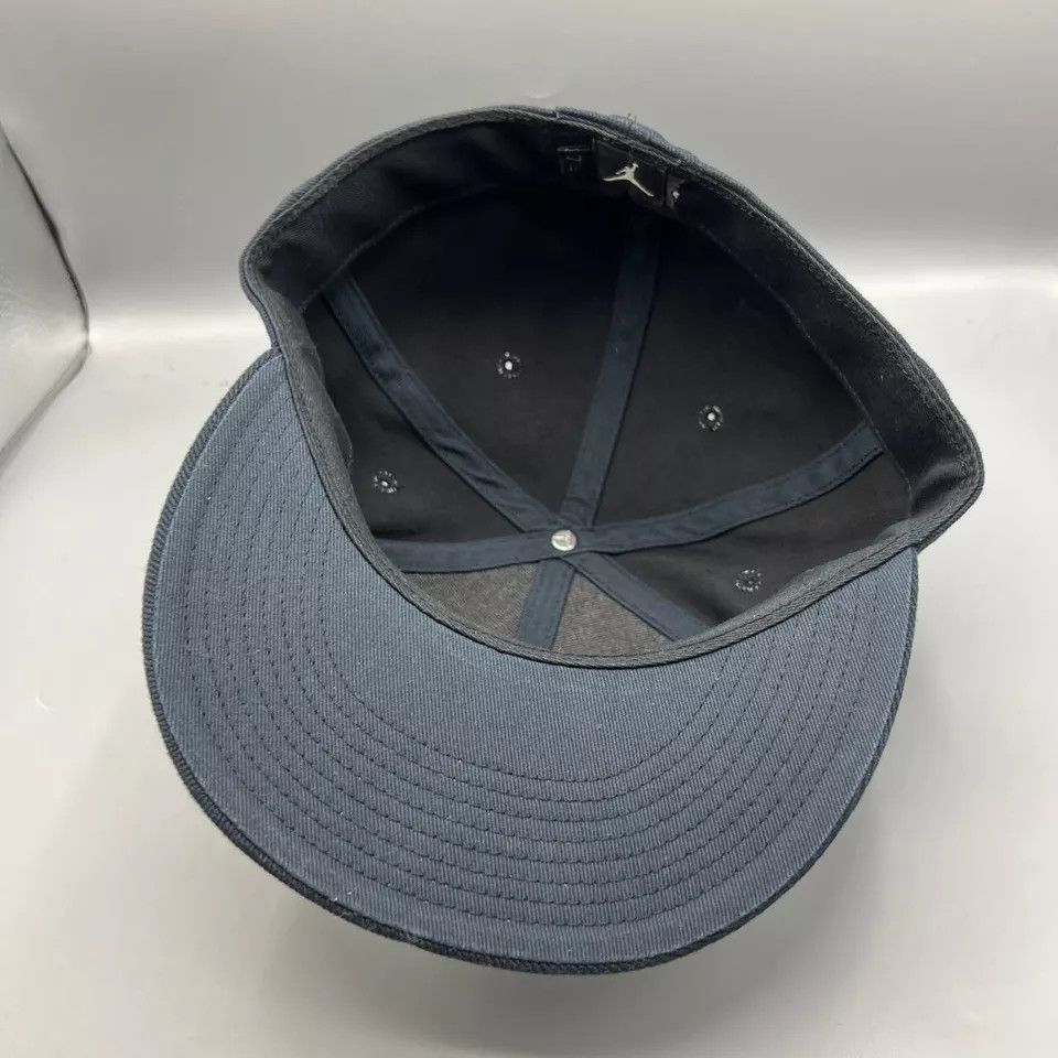 Jordan Brand Air Jordan Flight Hat Men 7 1/4 Navy Blue Jumpman Fitted Cap Size ONE SIZE - 5 Thumbnail