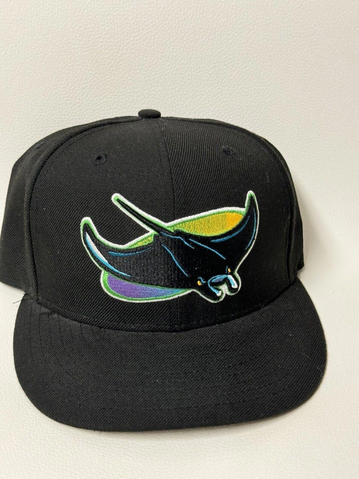 New Era MLB Tampa Bay Devil Rays New Era Fitted Hat Size ONE SIZE - 2 Thumbnail