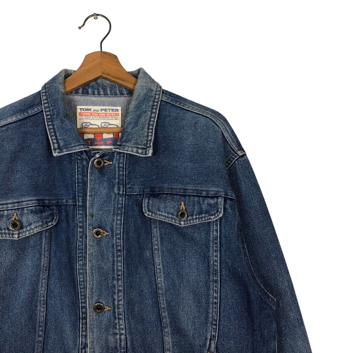 Hysteric Glamour 🔥Vintage Trucker Denim Biker Jacket Tom And Peter Japan Size US M / EU 48-50 / 2 - 6 Thumbnail